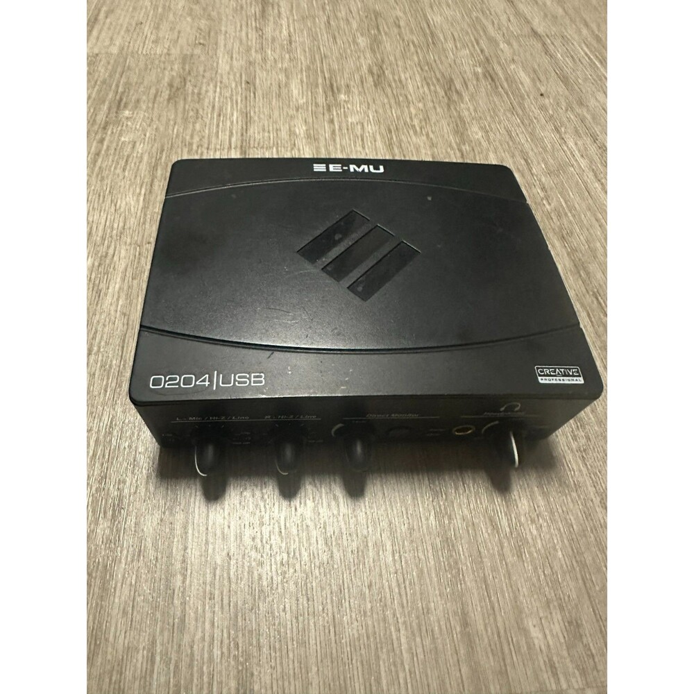 E-MU 0204/USB Audio Interface Creative Professional External Sound Card